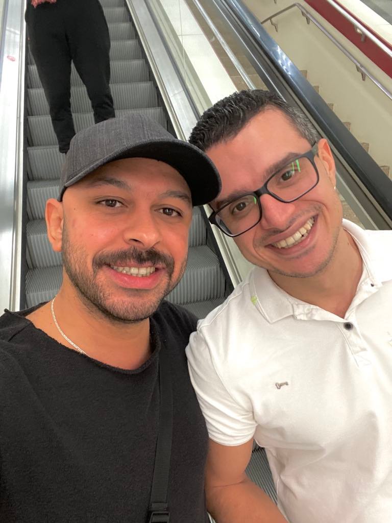 الشاعر الغنائي محمد القياتي مع الملحن بلال سرور